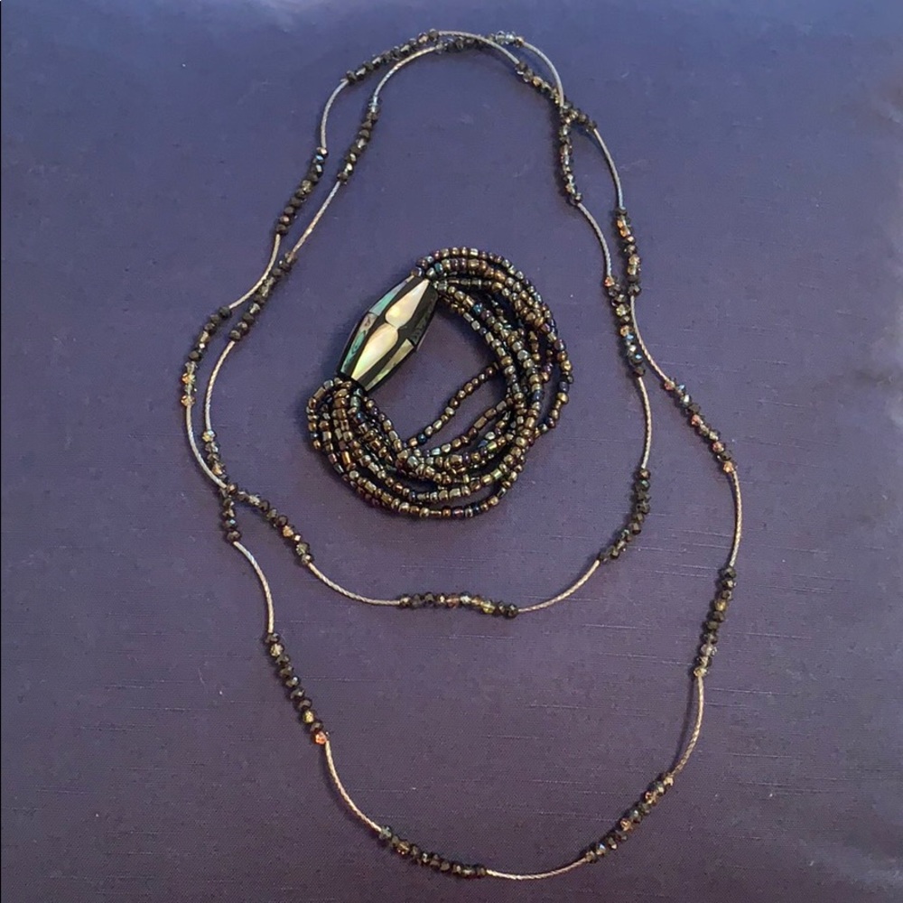 Bracelet and necklace combo